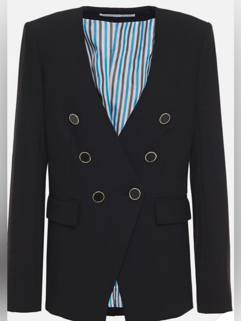 Veronica Beard XANDER Dickey Jacket blazer black